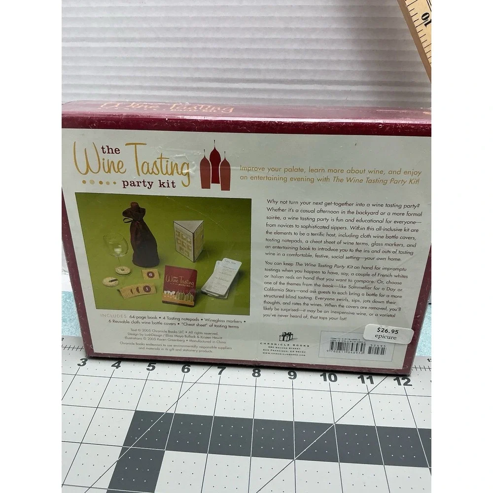 The Wine Tasting Party Kit New Sealed 2005 Everything You Need To Host A Party‎